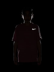 Nike Beet Pink Dri-FIT Miler Training Top - Image 4 of 4