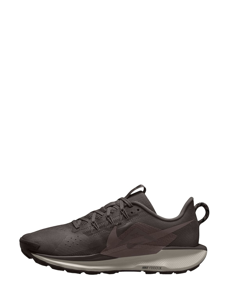 Nike Brown React Pegasus Trail 5 Running Trainers - Image 2 of 4 Nike Brown React Pegasus Trail 5 Running Trainers - Image 2 of 4