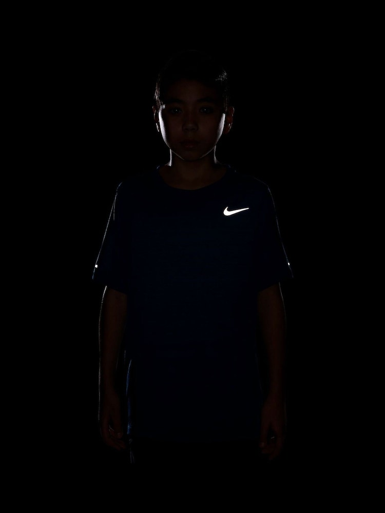 Nike Green Dri-FIT Miler Training Top - Image 1 of 4 Nike Green Dri-FIT Miler Training Top - Image 1 of 4