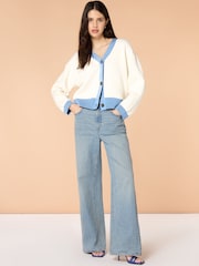 Omnes Cream Henni Cardigan - Image 1 of 5