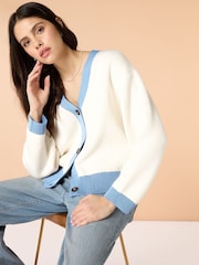 Omnes Cream Henni Cardigan - Image 4 of 5