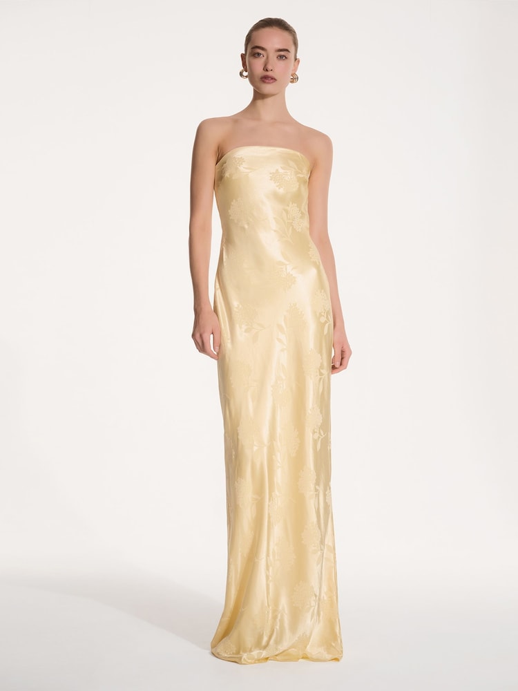 Omnes Yellow Amdra Maxi Dress - Image 1 of 5