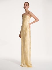 Omnes Yellow Amdra Maxi Dress - Image 2 of 5