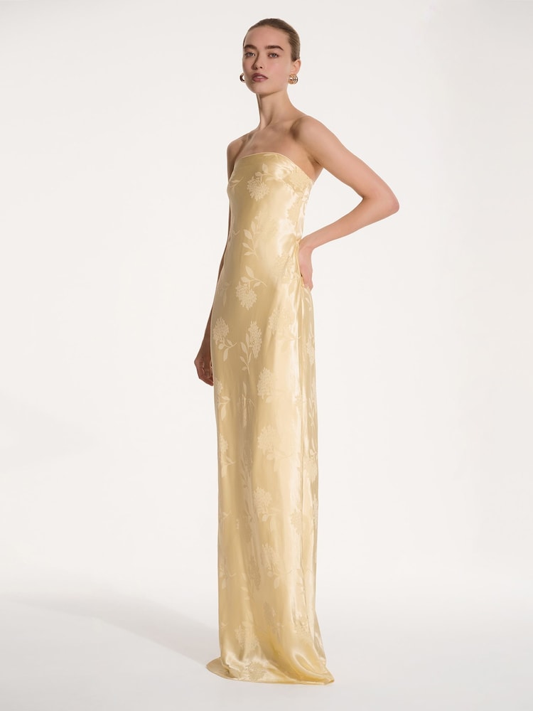 Omnes Yellow Amdra Maxi Dress - Image 2 of 5