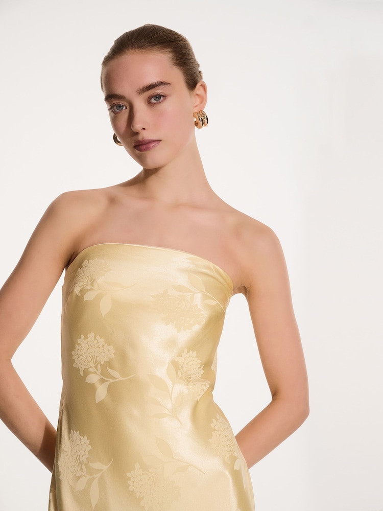 أصفر - Omnes Amdra Maxi Dress - Image 3 of 5