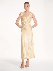 Omnes Yellow Iris Maxi Dress - Image 1 of 5
