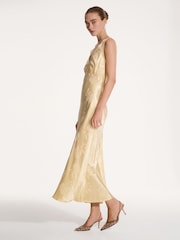 Omnes Yellow Iris Maxi Dress - Image 2 of 5
