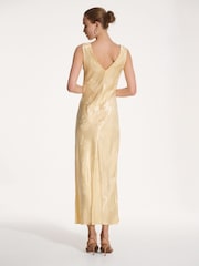 Omnes Yellow Iris Maxi Dress - Image 3 of 5