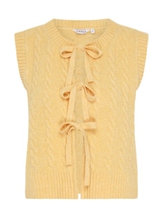 Omnes Yellow Jacob Stripe Sweater Vest - Image 5 of 5