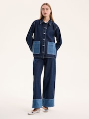 Omnes Magnus Raw Denim 100% Cotton Shirt - Image 1 of 5