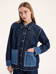 Omnes Magnus Raw Denim 100% Cotton Shirt - Image 4 of 5