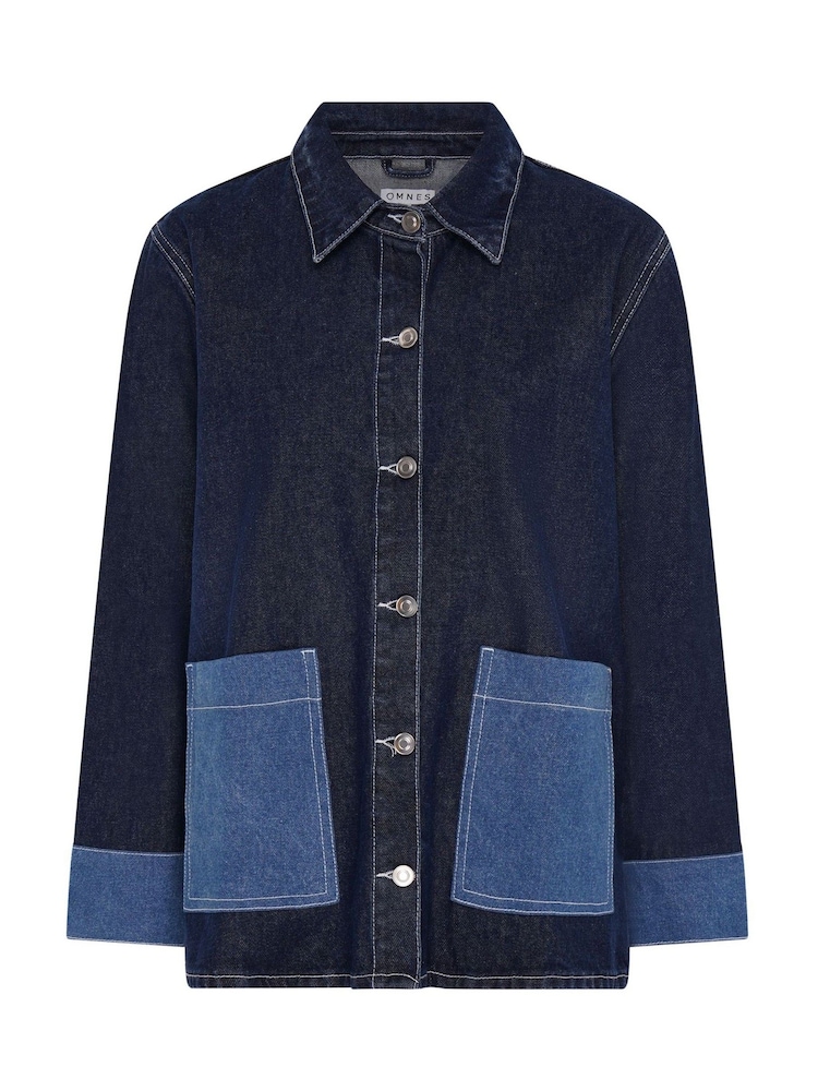 Omnes Magnus Raw Denim 100% Cotton Shirt - Image 5 of 5