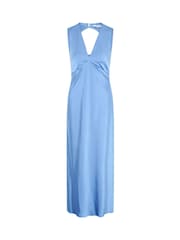 Omnes Blue Nova Maxi Tie Back Dress - Image 5 of 5