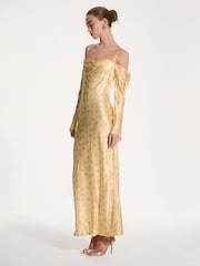 Omnes Yellow Munique Maxi Dress - Image 2 of 5