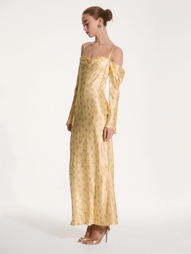 Omnes Yellow Munique Maxi Dress - Image 2 of 5