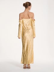 Omnes Yellow Munique Maxi Dress - Image 3 of 5
