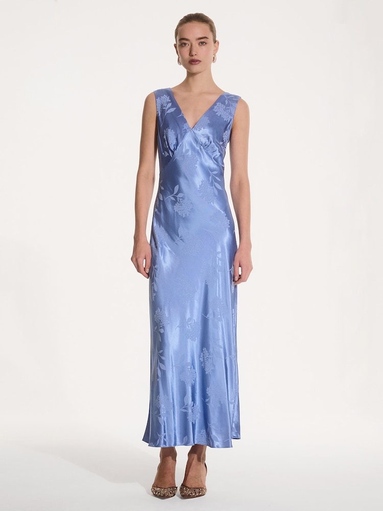 Omnes Blue Iris Maxi Dress - Image 1 of 5
