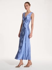Omnes Blue Iris Maxi Dress - Image 2 of 5