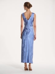 Omnes Blue Iris Maxi Dress - Image 3 of 5