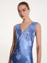 Omnes Blue Iris Maxi Dress - Image 4 of 5