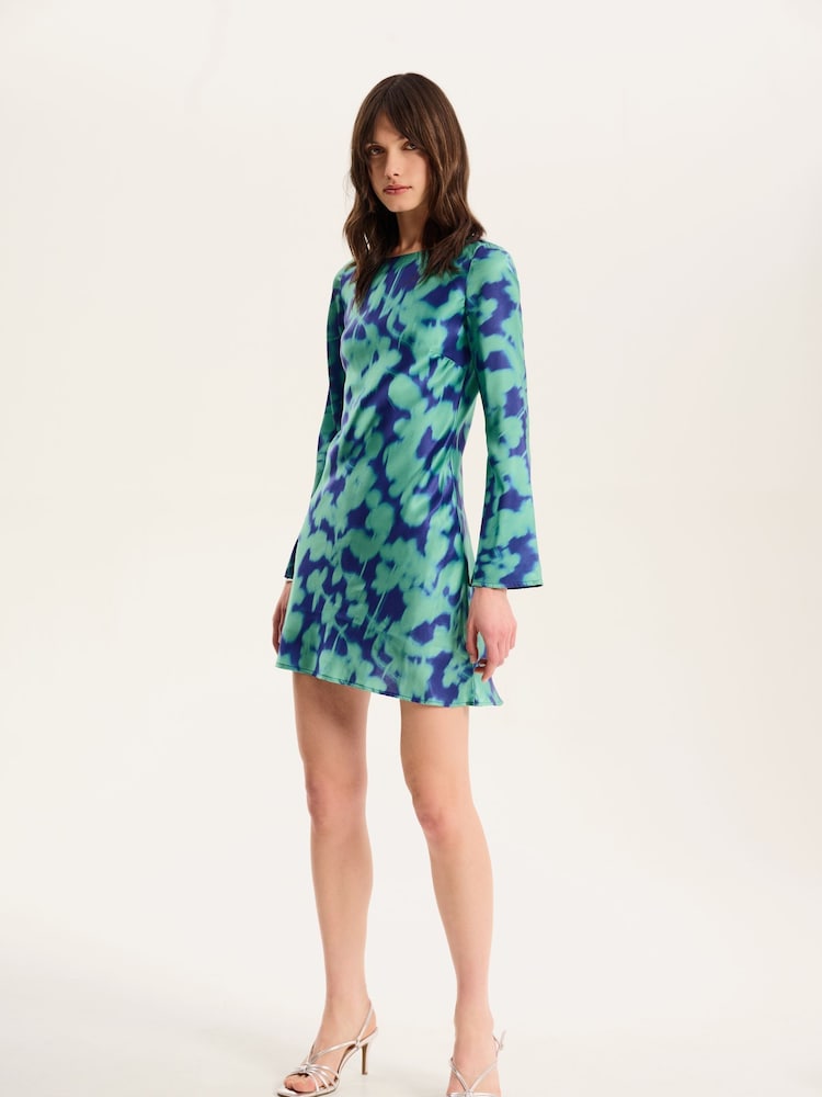 Omnes Green Roberta Mini Dress - Image 2 of 5 Omnes Green Roberta Mini Dress - Image 2 of 5