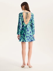Omnes Green Roberta Mini Dress - Image 3 of 5