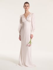 Omnes White Martinique Twist Front Dress - Image 1 of 5