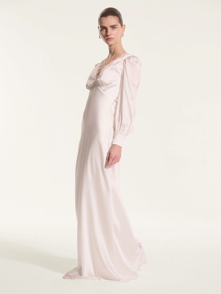 Omnes White Martinique Twist Front Dress - Image 3 of 5