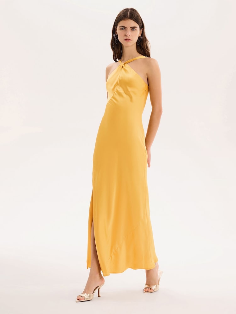 Omnes Yellow Alessia Dress - Image 1 of 5