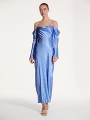 Omnes Blue Munique Maxi Dress - Image 1 of 5