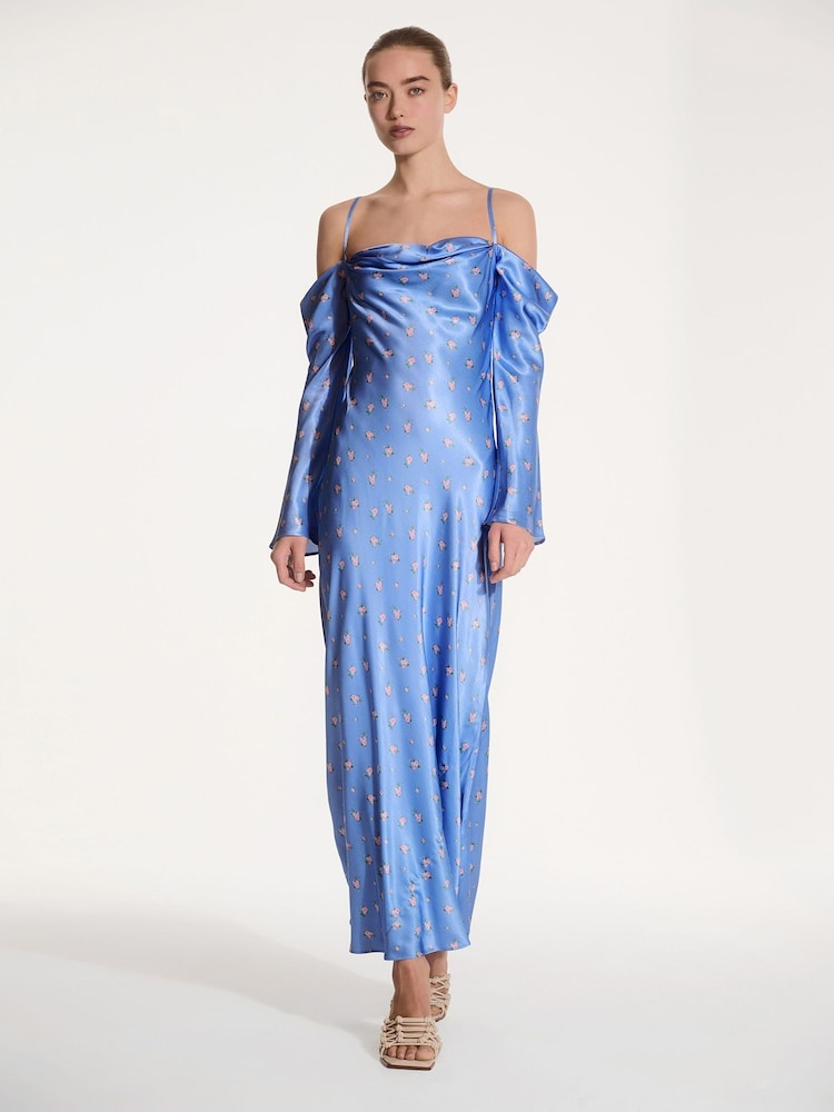 Omnes Blue Munique Maxi Dress - Image 1 of 5
