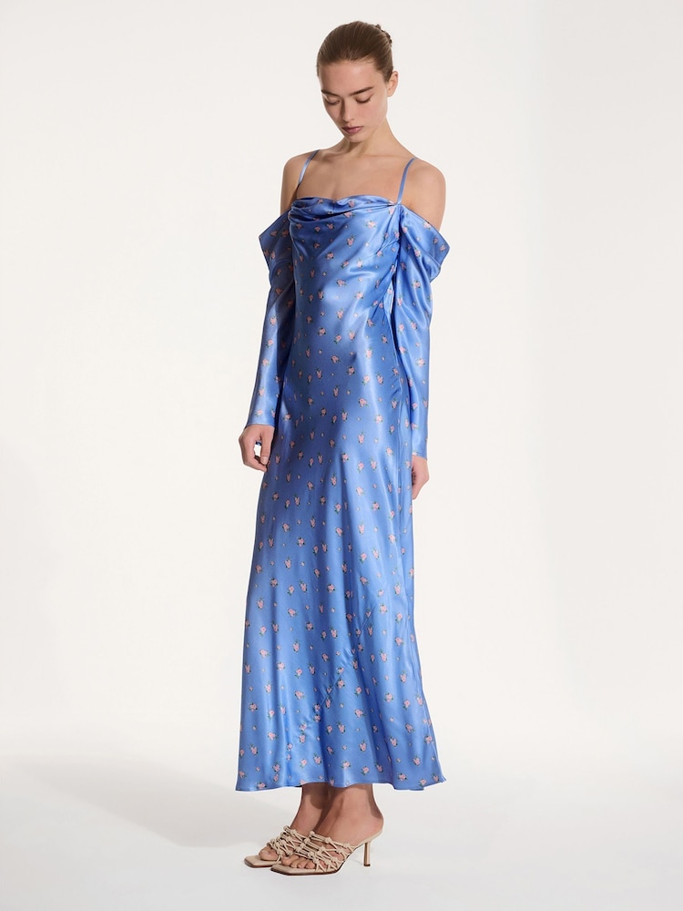 Omnes Blue Munique Maxi Dress - Image 2 of 5