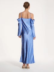 Omnes Blue Munique Maxi Dress - Image 3 of 5