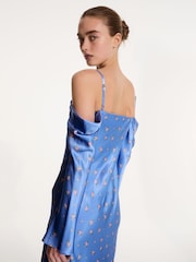 Omnes Blue Munique Maxi Dress - Image 4 of 5