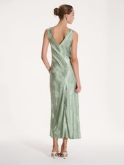Omnes Green Iris Maxi Dress - Image 3 of 5
