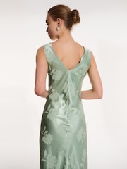 Omnes Green Iris Maxi Dress - Image 4 of 5