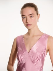 Omnes Pink Iris Maxi Dress - Image 4 of 5