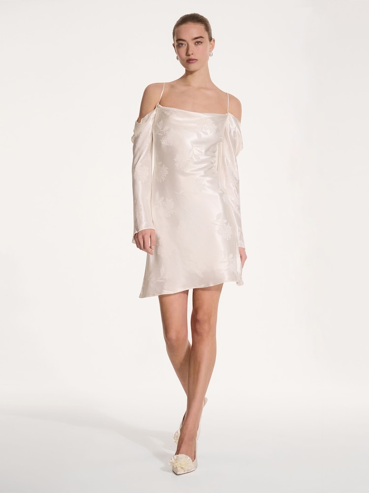 Omnes White Monique Mini Dress - Image 2 of 5