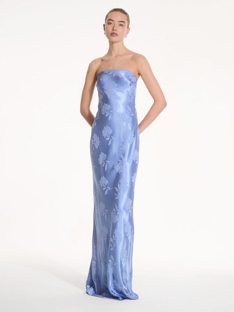 Omnes Blue Amdra Maxi Dress - Image 1 of 5