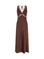 Omnes Brown Aurelia Lace Dress - Image 5 of 5