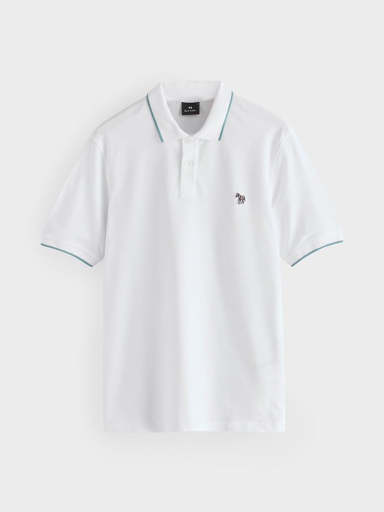 PS Paul Smith Regular Fit White Polo Shirt - Image 1 of 1