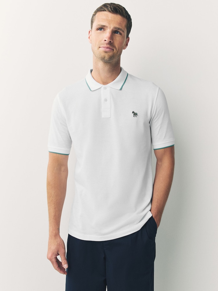 PS Paul Smith Regular Fit Polo Shirt - Image 1 of 6 PS Paul Smith Regular Fit Polo Shirt - Image 1 of 6