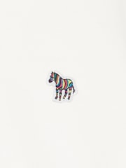 PS Paul Smith Regular-Fit 100% Cotton Quarter Zip White Sweatshirt - Image 4 of 4