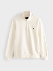 PS Paul Smith Regular Fit Cotton Quarter Zip Sweatshirt - Image 6 of 9