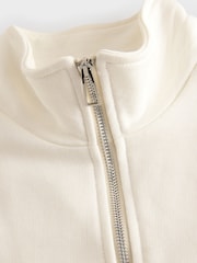 PS Paul Smith Regular Fit Cotton Quarter Zip Sweatshirt - Image 8 of 9