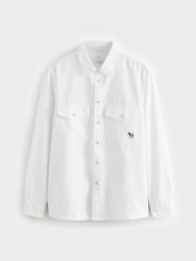 PS Paul Smith Casual Fit Long Sleeve White Shirt - Image 1 of 2