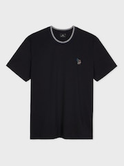 Camiseta preta com logo PS Paul Smith Regular fit - Imagem 5 de 8