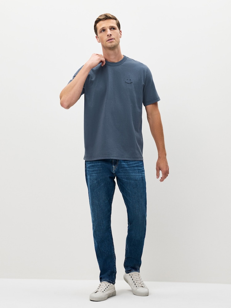 PS Paul Smith Relaxed-Fit Grey Logo T-Shirt - Image 2 of 5 PS Paul Smith Relaxed-Fit Grey Logo T-Shirt - Image 2 of 5