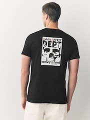 PS Paul Smith Regular-Fit Logo Cotton Black T-Shirt - Image 3 of 7