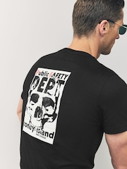 PS Paul Smith Regular-Fit Logo Cotton Black T-Shirt - Image 5 of 7